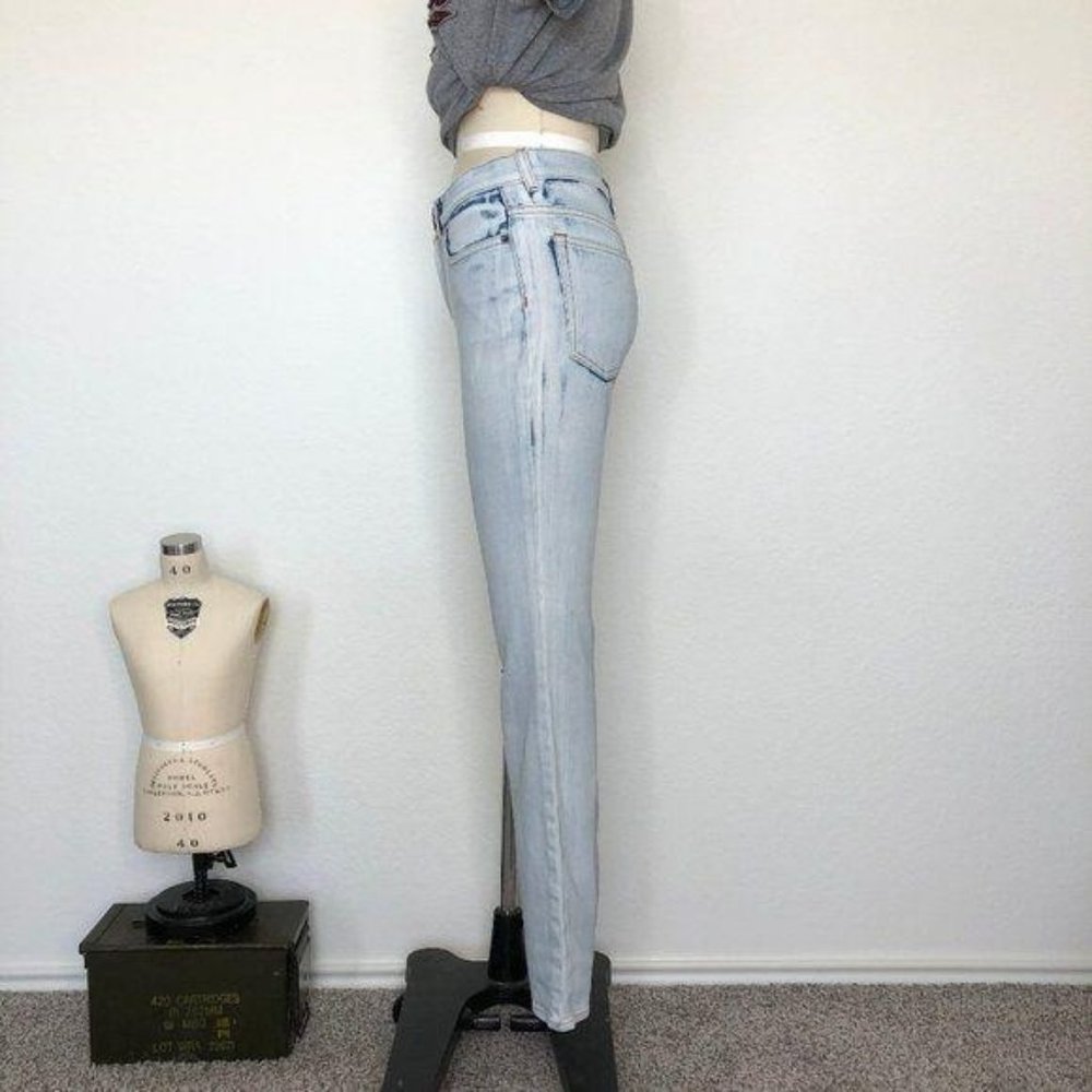 Proenza Schouler PS-J2 Acid Wash Jeans Skinny Ligh - Picture 4 of 10